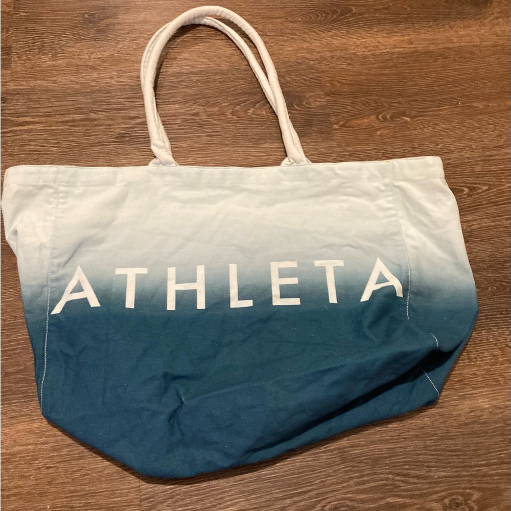 Athleta Gradient Blue Tote Bag - Picture 2 of 5